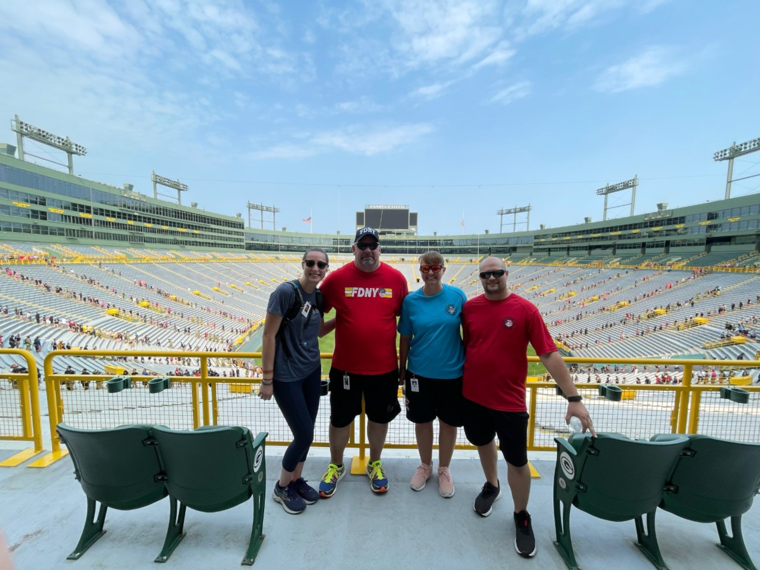 RGL teammates participate in 9/11 Stair Climb at Lambeau Field in Green Bay Wisconsin